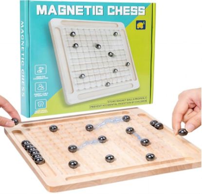 Picture of Magnetic chess with wooden board